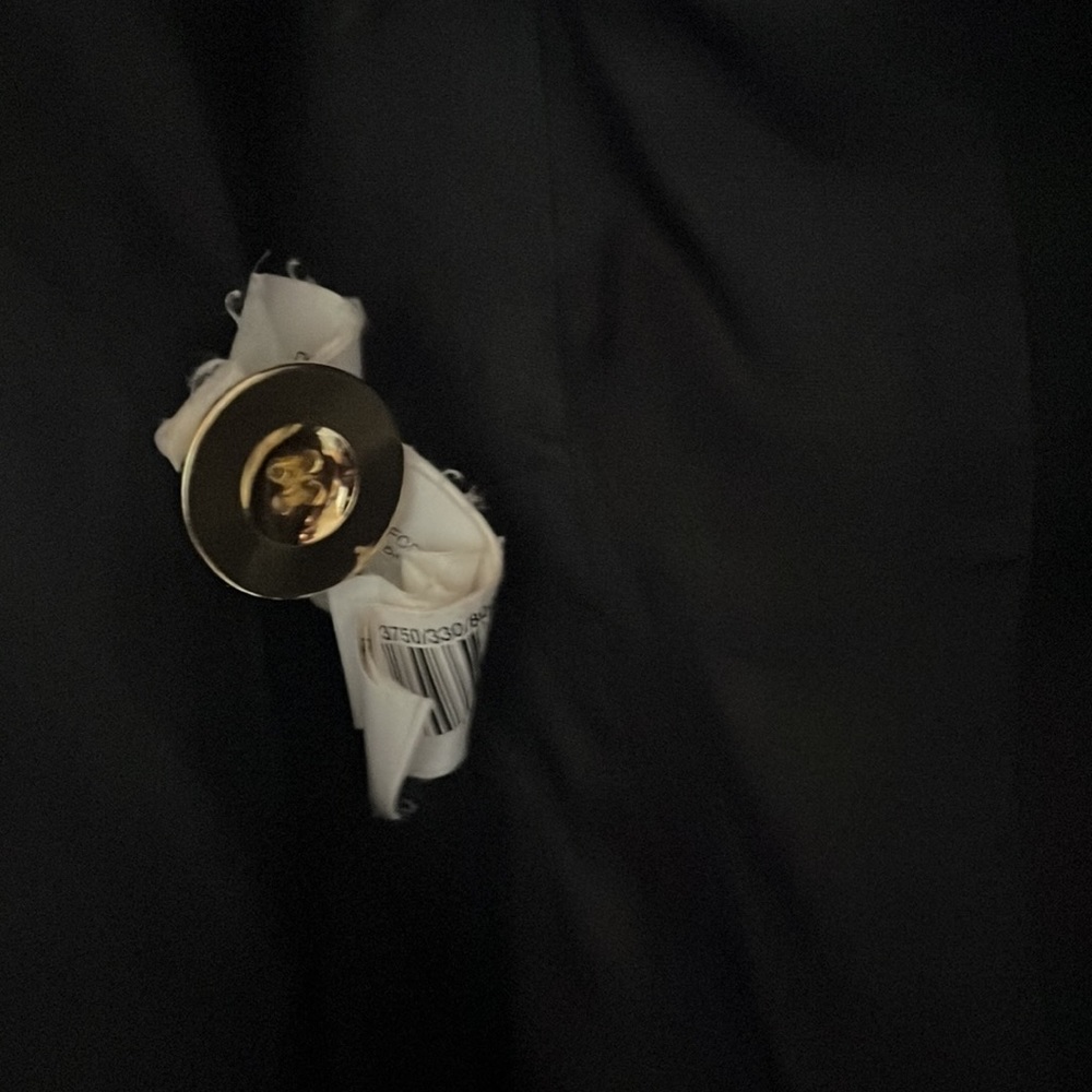 Zara Basic Black Short Trench Coat - image 3